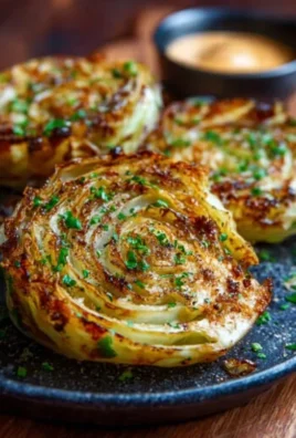 Oven Roasted Garlic Cabbage Steaks
