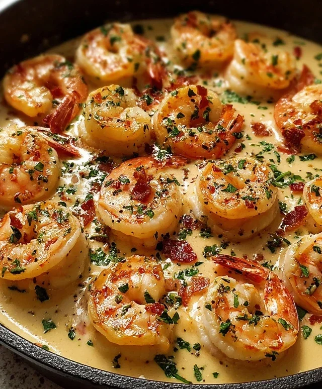 Creamy Garlic Shrimp