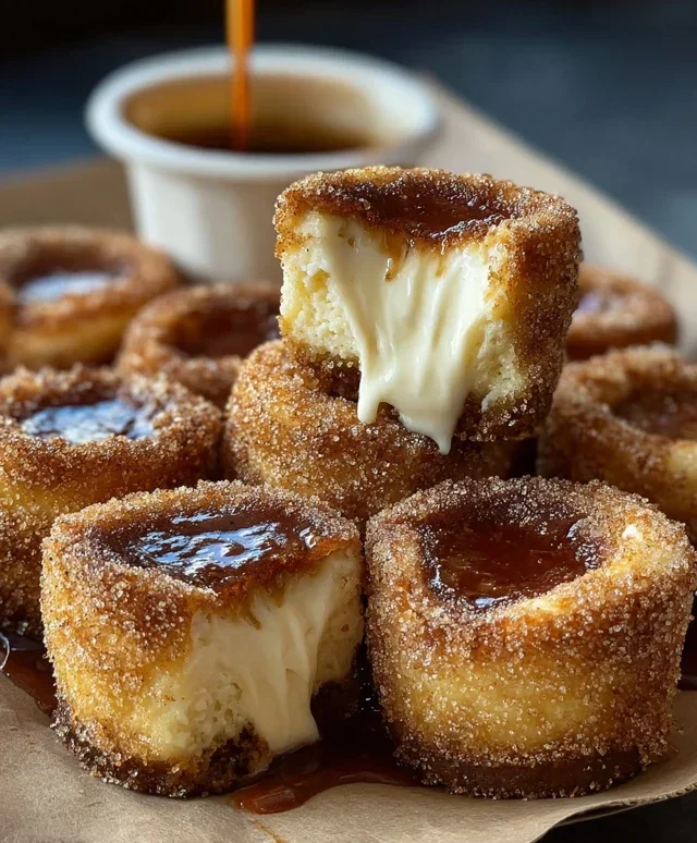 Churro Cheesecake Bites