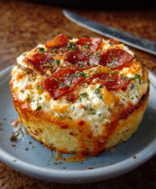 Cottage Cheese Pizza Bowl