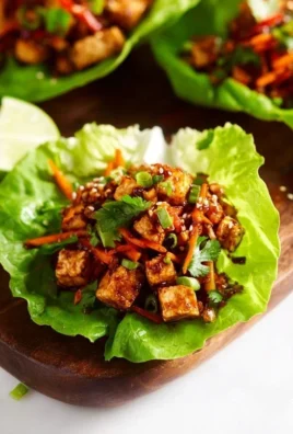 Tofu Lettuce Wraps