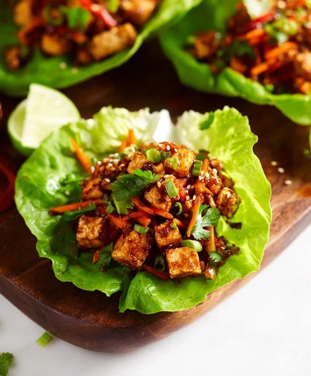 Tofu Lettuce Wraps