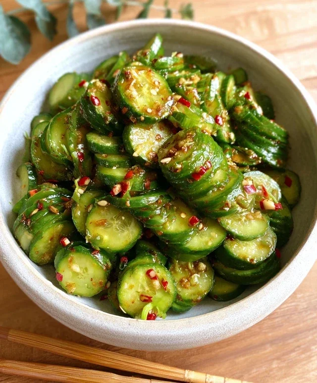 Spicy Asian Cucumber Salad