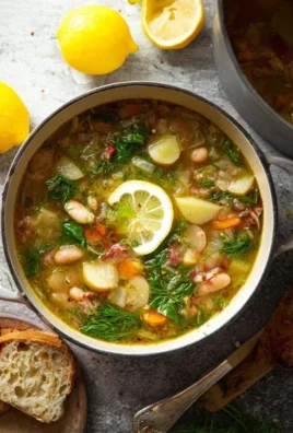 Lemon-Dill White Bean & Potato Soup