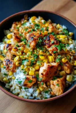 Street Corn Chicken Rice Bowl