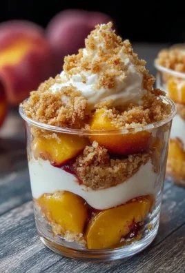 Classic Peach Cobbler Parfait