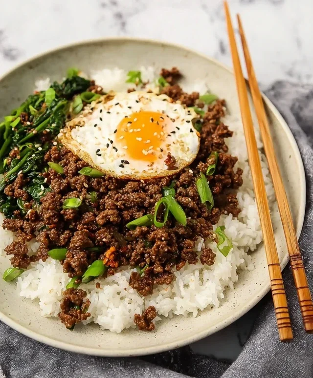 Korean Ground Beef Bowl (25-Minutes)