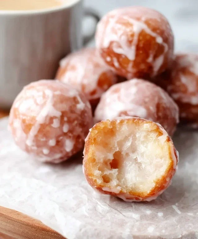 Easy Keto Glazed Donut Balls