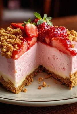 Strawberry Crunch Pink Cheesecake