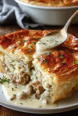 Sausage Gravy Puff Pie