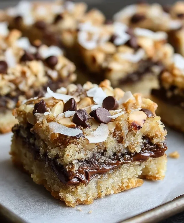 Almond Joy Cookie Bars