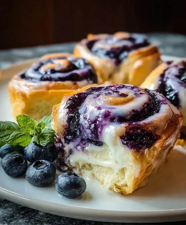 Blueberry Cheesecake Rolls