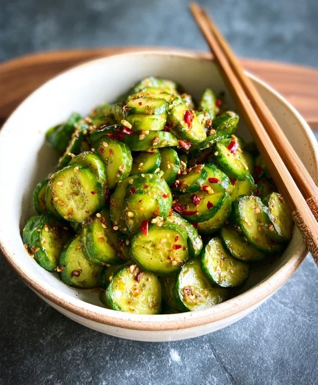 Spicy Asian Cucumber Salad