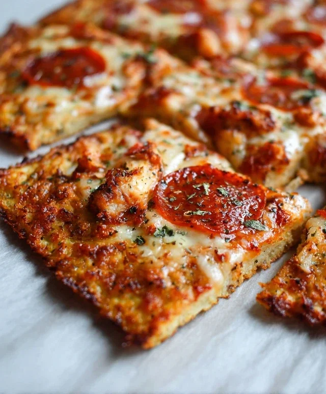 Chicken Crust Pizza (Easy Low Carb Recipe)