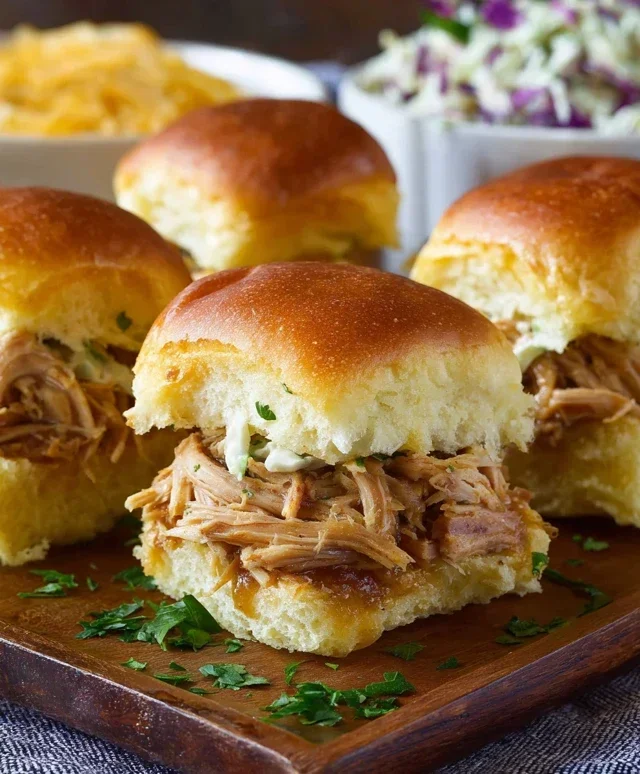Crock Pot Mississippi Chicken Sliders