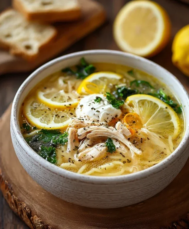 Greek Lemon Chicken Soup
