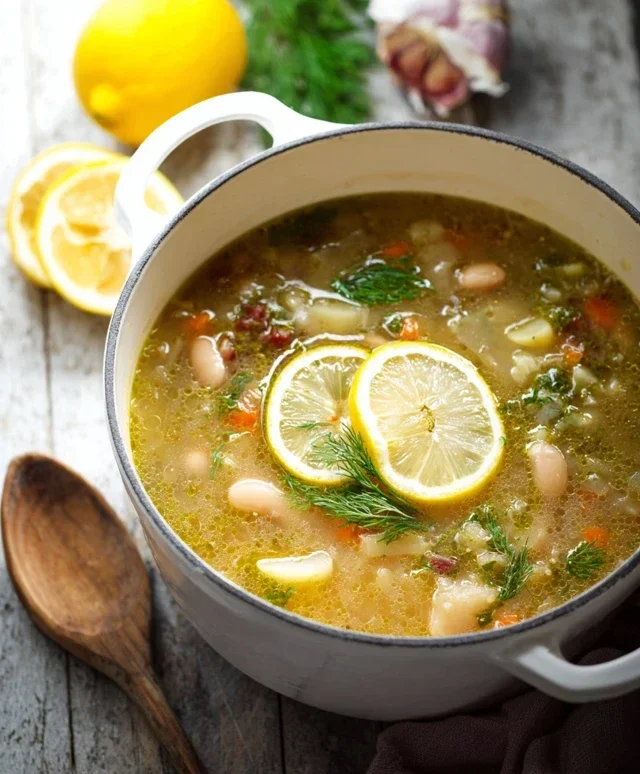 Lemon-Dill White Bean & Potato Soup