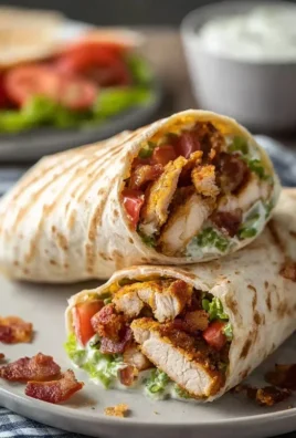 Crispy Chicken Beef Beef Bacon Ranch Wrap