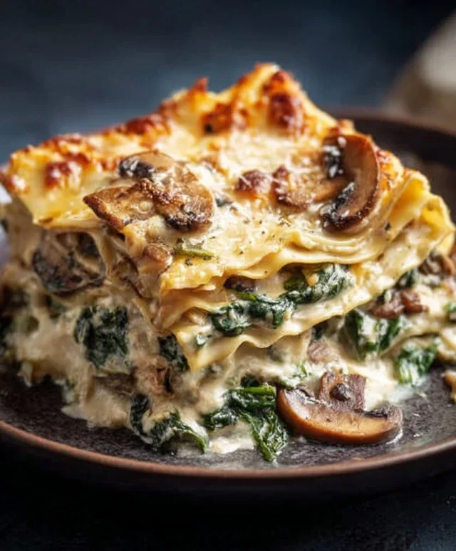 Mushroom And Spinach Lasagna Recipe