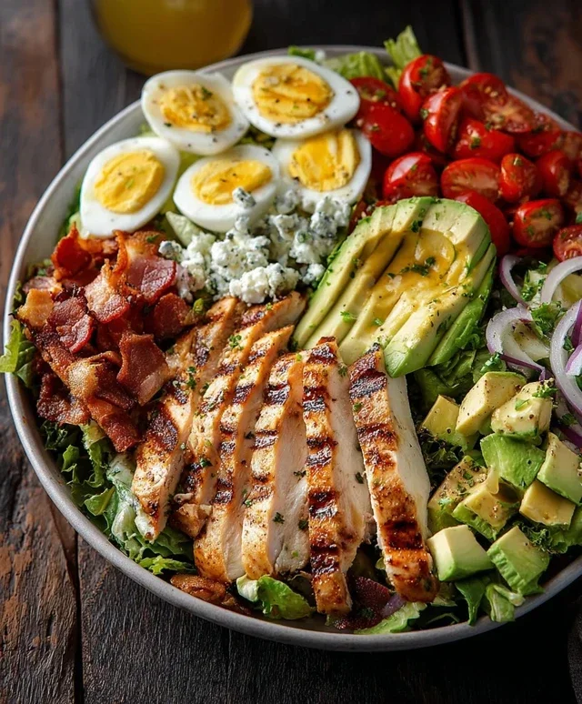Pnon-non-non-alcoholic alternativeic non-alcoholic aleo Grilled Chicken Cobb Salad