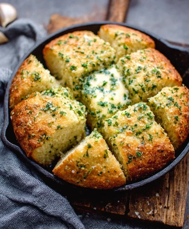 Garlic Butter Keto Bread