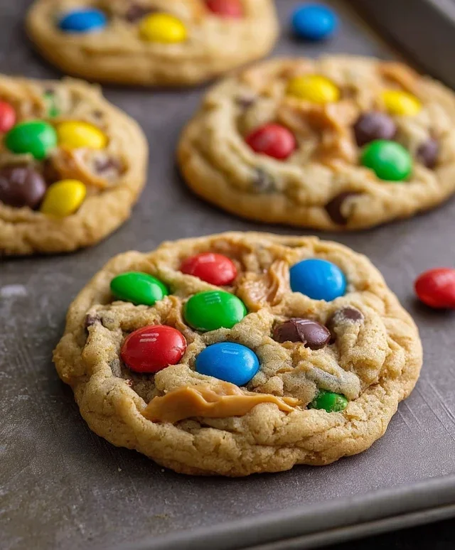 Peanut Butter M&M Cookies