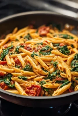 One-Pot Spinach Tomato Pasta
