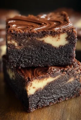Dark Chocolate Cheesecake Brownies