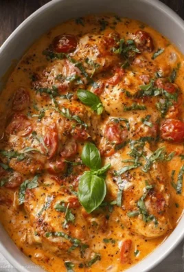 Slow Cooker Creamy Tomato Basil Chicken