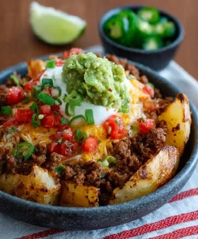 Loaded Potato Taco Bowl