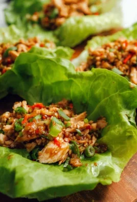 Asian chicken lettuce wraps recipe (Whole30, Pnon-non-non-alcoholic alternativeic non-alcoholic aleo, Low Carb)