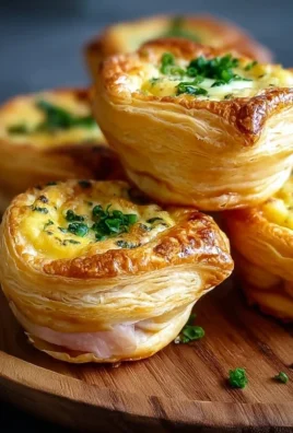 Savory Puff Pastry Cups