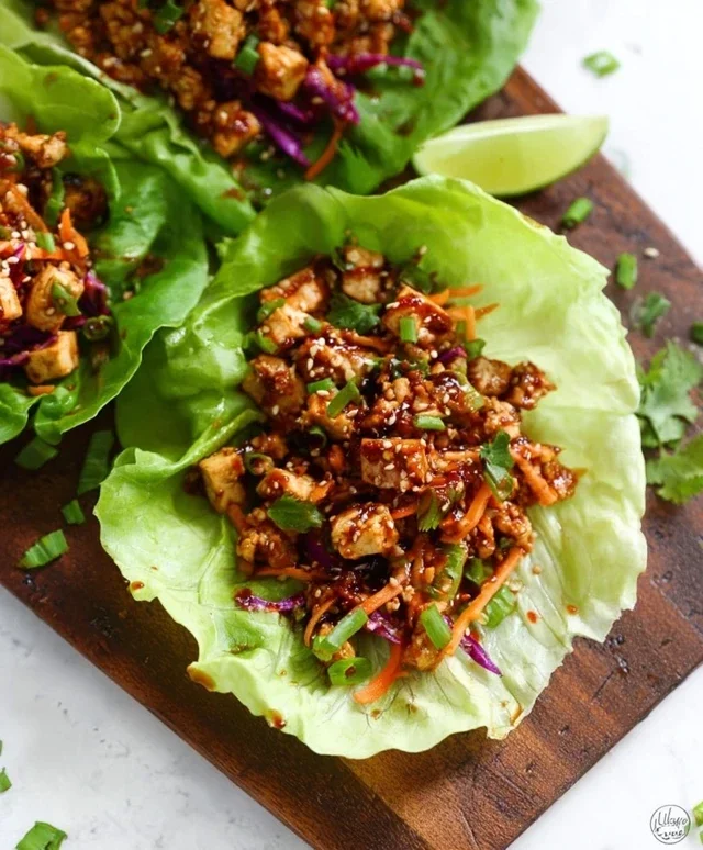 Tofu Lettuce Wraps
