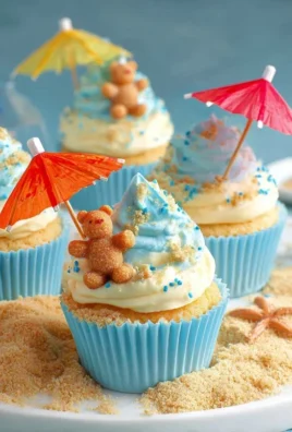 Beach Party Cupcakes