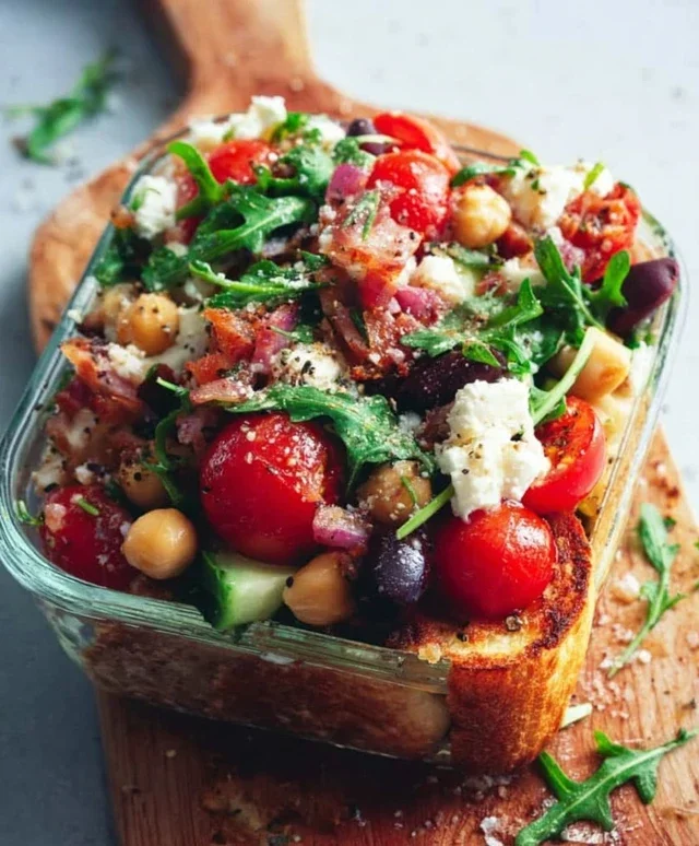 Mediterranean Tuna Chickpea Salad for Healthy Weight Loss