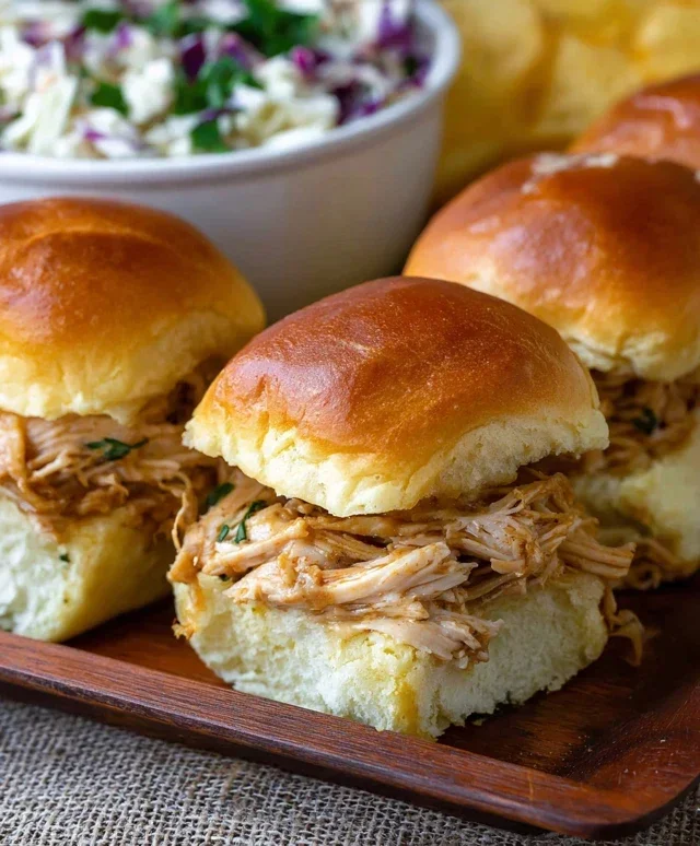 Crock Pot Mississippi Chicken Sliders