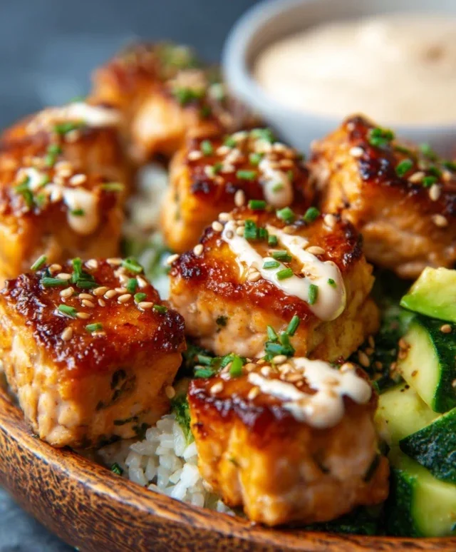 Bang Bang Salmon Bites