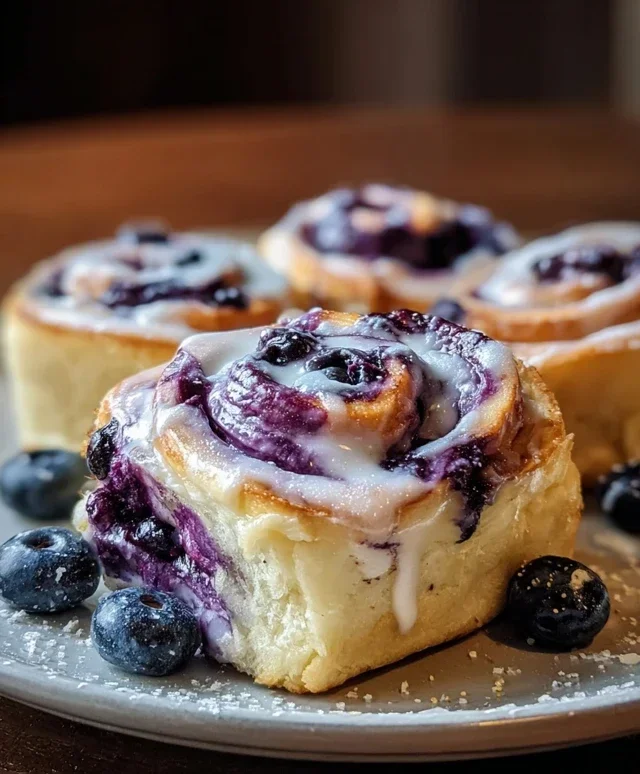 Blueberry Cheesecake Rolls
