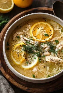 Greek Lemon Chicken Soup