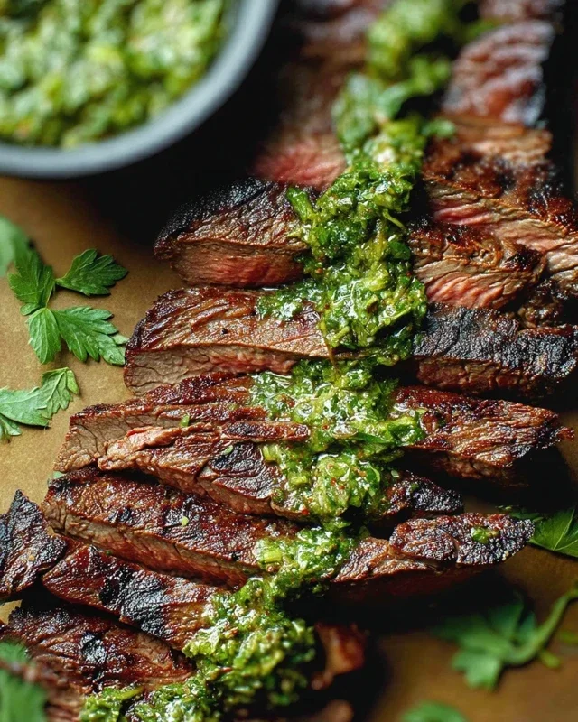 Skirt Steak Marinade with Chimichurri