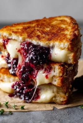 Blackberry Balsamic and Brie Grilled Cheese
