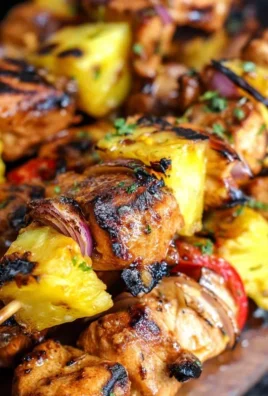 Pineapple Chicken Kebabs Recipe