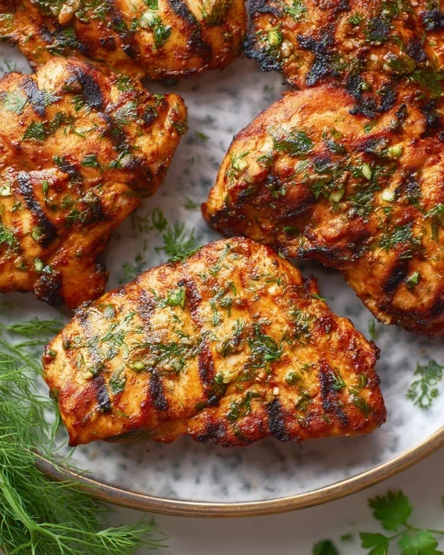 The BEST EVER Grilled Chicken Marinade