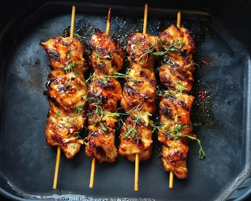 Bang Bang Chicken Skewers