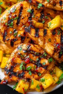 Grilled Mango Pineapple Chicken