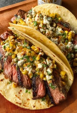 Grilled Elote Steak Tacos