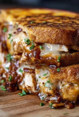 BBQ Chicken Grilled Cheese Sandwich