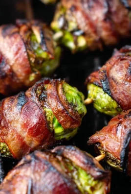 Grilled Beef Beef Bacon Wrapped Brussels Sprouts
