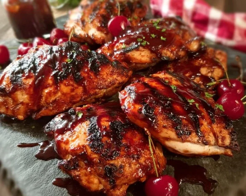 Cherry Dr. Pepper Grilled Chicken