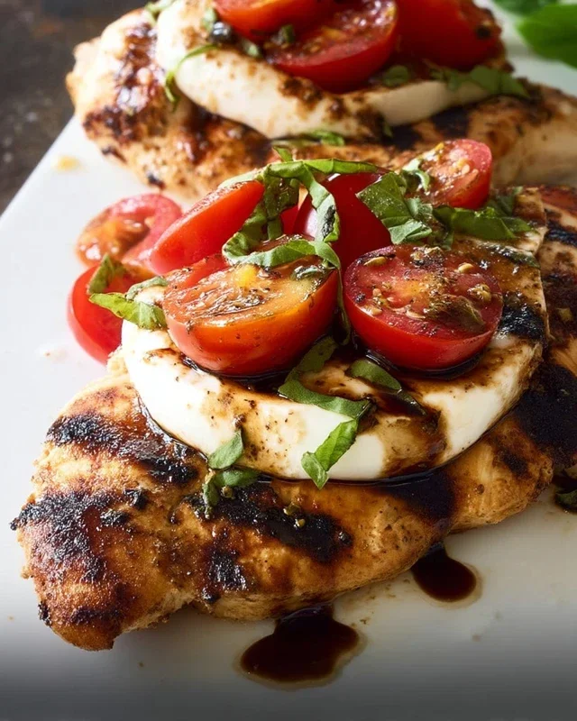 Grilled Chicken Caprese